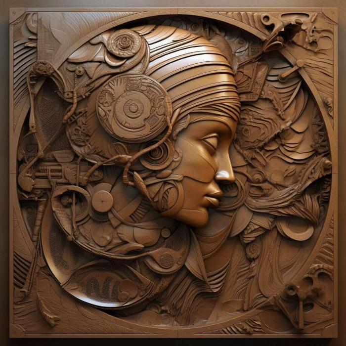 نموذج ثلاثي الأبعاد لآلة CNC 3D Art 